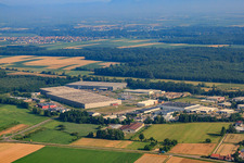 Horst Industrial Estate, Zufall Logistics Center in the district Minderslachen in Kandel in the state Rhineland-Palatinate, Germany