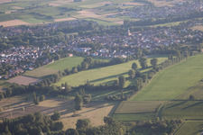 District Billigheim in Billigheim-Ingenheim in the state Rhineland-Palatinate, Germany out of the air