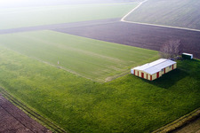 UL airfield in Seebach in the state Bas-Rhin, France