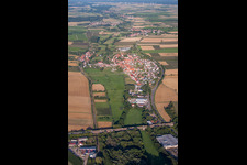 Aerial photograpy of District Kapellen in Kapellen-Drusweiler in the state Rhineland-Palatinate, Germany