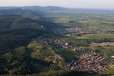 District Gleishorbach in Gleiszellen-Gleishorbach in the state Rhineland-Palatinate, Germany out of the air