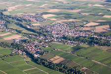 District Appenhofen in Billigheim-Ingenheim in the state Rhineland-Palatinate, Germany from a drone