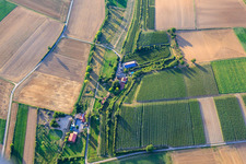 Ranch Herxe in Herxheim bei Landau in the state Rhineland-Palatinate, Germany out of the air