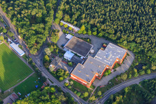 Bird's eye view of Furniture Gilb in Herxheim bei Landau in the state Rhineland-Palatinate, Germany