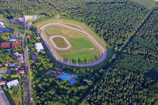 SPEEDWAY: Sand track race track of the Herxheim Motorsport Association in Herxheim bei Landau in the state Rhineland-Palatinate, Germany