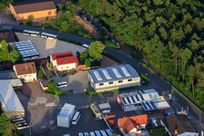 Am Kleinwald commercial area with Probus Schultz in Herxheim bei Landau in the state Rhineland-Palatinate, Germany