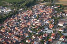 District Niederhochstadt in Hochstadt in the state Rhineland-Palatinate, Germany out of the air
