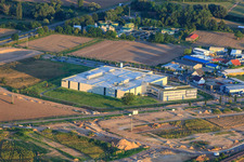 Aerial photograpy of Nordring Industrial Estate DBK EMS GmbH & Co. KG and DBK David + Baader GmbH in Rülzheim in the state Rhineland-Palatinate, Germany