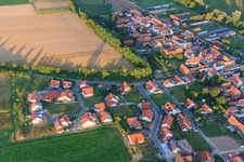 Aerial photograpy of In the Kieseläckern in Herxheimweyher in the state Rhineland-Palatinate, Germany