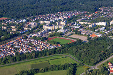 Dorschberg sports fields in Wörth am Rhein in the state Rhineland-Palatinate, Germany