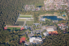 Ensemble of sports grounds von Astoria in Walldorf in the state Baden-Wurttemberg, Germany