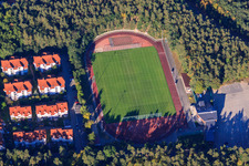 Walter Reinhard Stadium of FC Sandhausen 1986 eV in Sandhausen in the state Baden-Wuerttemberg, Germany