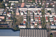 District Rohrbach in Heidelberg in the state Baden-Wuerttemberg, Germany from the drone perspective