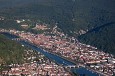Old Bridge, Old Town on the Neckar in the district Voraltstadt in Heidelberg in the state Baden-Wuerttemberg, Germany