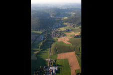 District Affolterbach in Wald-Michelbach in the state Hesse, Germany viewn from the air