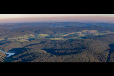District Beerfelden in Oberzent in the state Hesse, Germany out of the air