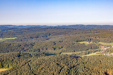 From the east in the district Hiltersklingen in Mossautal in the state Hesse, Germany