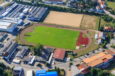 SV Altlußheim sports field in Altlußheim in the state Baden-Wuerttemberg, Germany