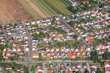 Albert Schweitzer Street in the district Sondernheim in Germersheim in the state Rhineland-Palatinate, Germany