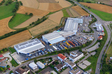 KÖMPF Recycling Center & Container Service in Calw in the state Baden-Wuerttemberg, Germany from above