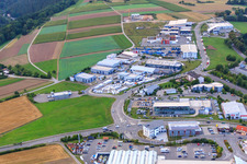 Stammheim commercial area Rudolf-Dieselstraße, Robert-Bosch-Straße in Calw in the state Baden-Wuerttemberg, Germany