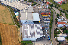 Kömpf Construction Center GmbH in Calw in the state Baden-Wuerttemberg, Germany out of the air