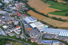 Kömpf Construction Center GmbH in Calw in the state Baden-Wuerttemberg, Germany out of the air