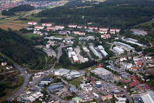 Industrial estate and company settlement Stammheim, Standortuebungslplatz in the district Heumaden in Calw in the state Baden-Wurttemberg