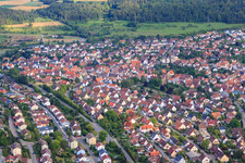 District from the northwest in the district Stammheim in Calw in the state Baden-Wuerttemberg, Germany