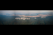 Panorama of KIT North in the district Leopoldshafen in Eggenstein-Leopoldshafen in the state Baden-Wuerttemberg, Germany