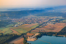 View of the town from the north in Weingarten in the state Baden-Wuerttemberg, Germany