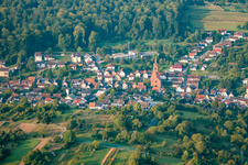 Church building of Catholic community Pfinztal in Woeschbach in the state Baden-Wurttemberg, Germany