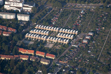 French Meadow in the district Nordstadt in Karlsruhe in the state Baden-Wuerttemberg, Germany