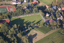 Aerial photograpy of South Baden Sports School in the district Steinbach in Baden-Baden in the state Baden-Wuerttemberg, Germany