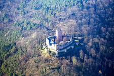 Landeck Castle from the southeast in Klingenmünster in the state Rhineland-Palatinate, Germany