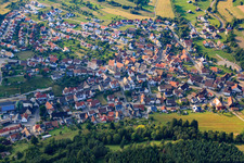 Village view from the east in the district Altheim in Horb am Neckar in the state Baden-Wuerttemberg, Germany