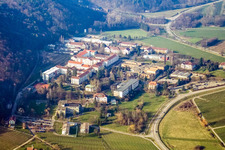 Landeck State Psychiatric Hospital in Klingenmünster in the state Rhineland-Palatinate, Germany seen from above