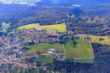 View of the Black Forest from the south in Dobel in the state Baden-Wuerttemberg, Germany