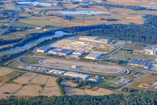 Daimler Truck EVZ in the Oberwald industrial area in Wörth am Rhein in the state Rhineland-Palatinate, Germany