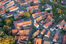 Oblique view of Town Hall building of the city administration in Oberhausen in the state Rhineland-Palatinate, Germany