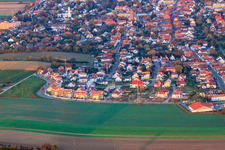 On the high trail in Kandel in the state Rhineland-Palatinate, Germany out of the air