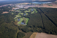 Baden-Baden Golf Club Soufflenheim in Soufflenheim in the state Bas-Rhin, France viewn from the air