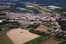 Haguenau in the state Bas-Rhin, France out of the air