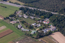 Security fence around the grounds of the Harthouse Forensic Psychiatry Center in Haguenau in the district Ceinture Forêt Sud in Hagenau in the state Bas-Rhin, France