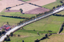 Channel flow and river banks of the waterway shipping Canal de la Marne au Rhin in Schwindratzheim in Grand Est, France