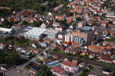Hochfelden in the state Bas-Rhin, France from above