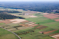 Drone recording of Dieffenbach-lès-Wœrth in the state Bas-Rhin, France