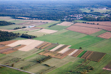 Dieffenbach-lès-Wœrth in the state Bas-Rhin, France from the drone perspective
