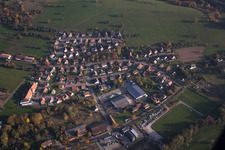 Lembach in the state Bas-Rhin, France seen from a drone