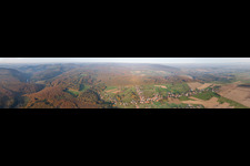 Panorama in Nehwiller-près-Wœrth in the state Bas-Rhin, France